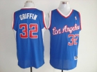 NBA jerseys Clippers 32# griffin mesh blue