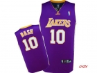 NBA Jerseys Laker 10# NASH  purple
