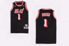 NBA Jerseys Heat 1# bosh black-02