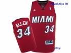 NBA Jerseys Heat 34# Allen red