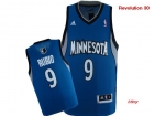 NBA jerseys Minnesota timberwolve 9# RUBIO Blue