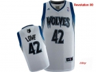 NBA jerseys Minnesota timberwolve 42#  LOVE white