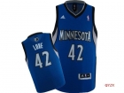NBA jerseys Minnesota timberwolve 42#  LOVE Blue-02
