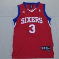 NBA jerseys philadelphia 76ers 3# IVERSON red