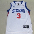 NBA jerseys philadelphia 76ers 3# IVERSON white