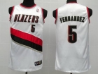 NBA Jerseys Trailblazers 5# FERNANDEZ white
