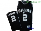 NBA jersey Spurs 2# Leonard black