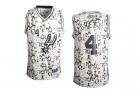 NBA jersey Spurs 4# green black-02