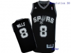 NBA jersey Spurs 8# Mills black