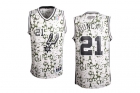 NBA jersey Spurs 21# duncan black-02
