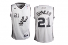 NBA jersey Spurs 21# duncan grey