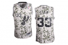 NBA jersey Spurs 33# DIAW black